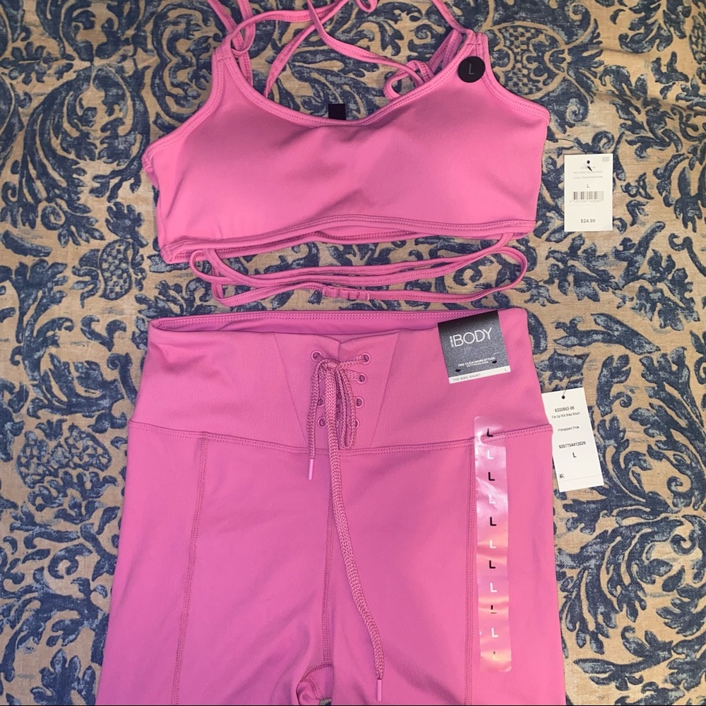Pink 2 piece active set